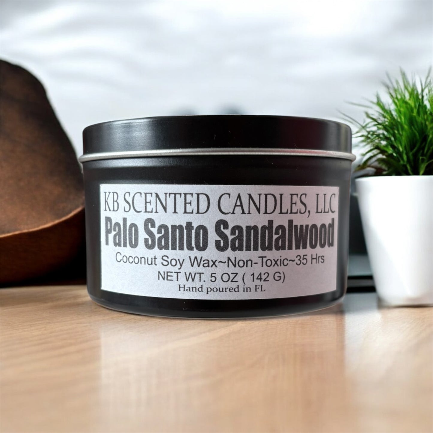 5oz Palo Santo Sandalwood scented candle