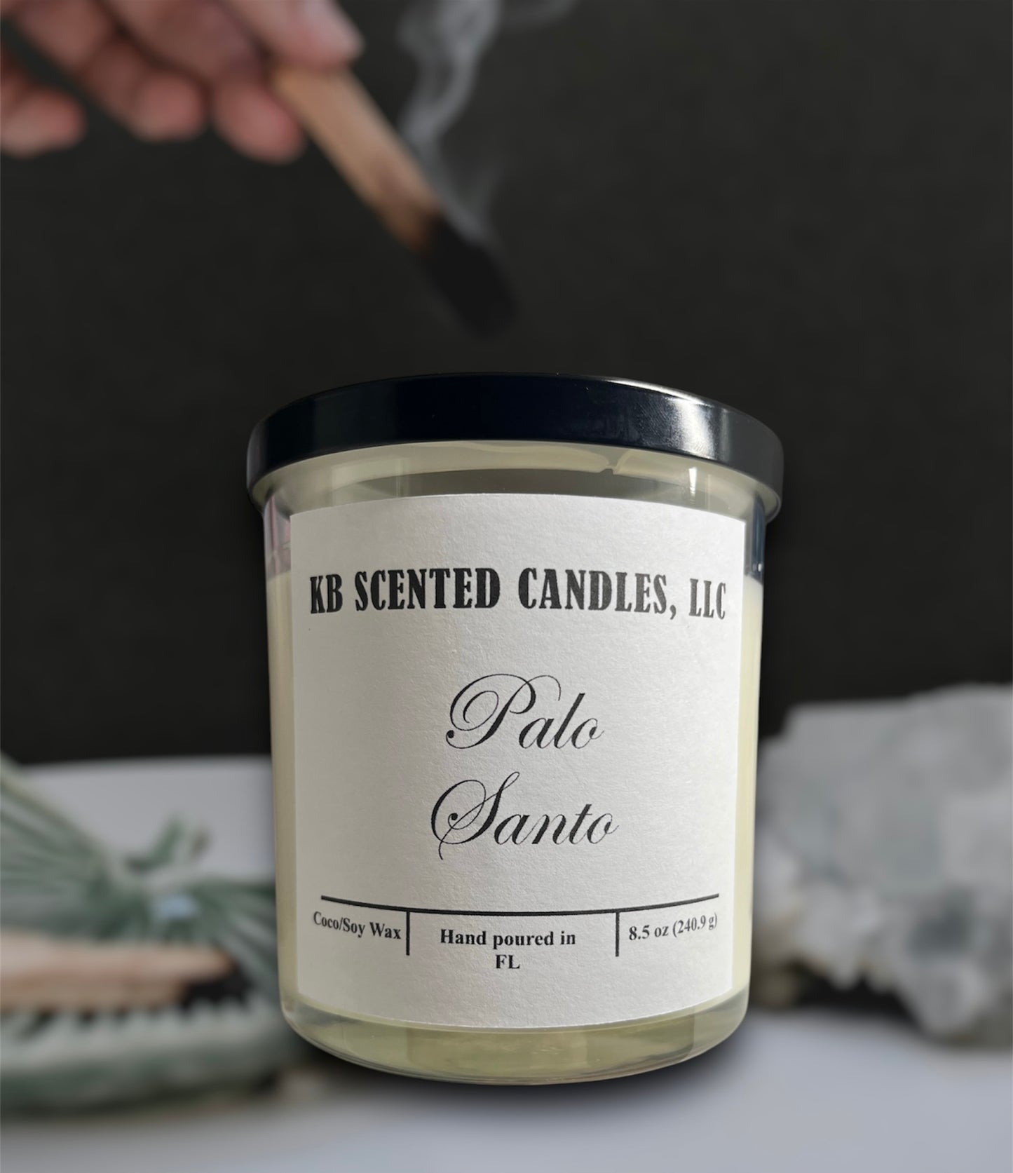 8.5oz Palo Santo candle