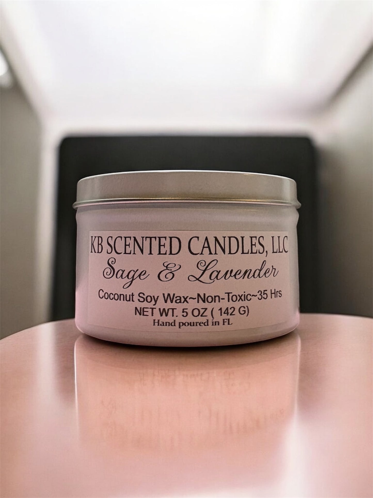 5oz Sage and lavender candle