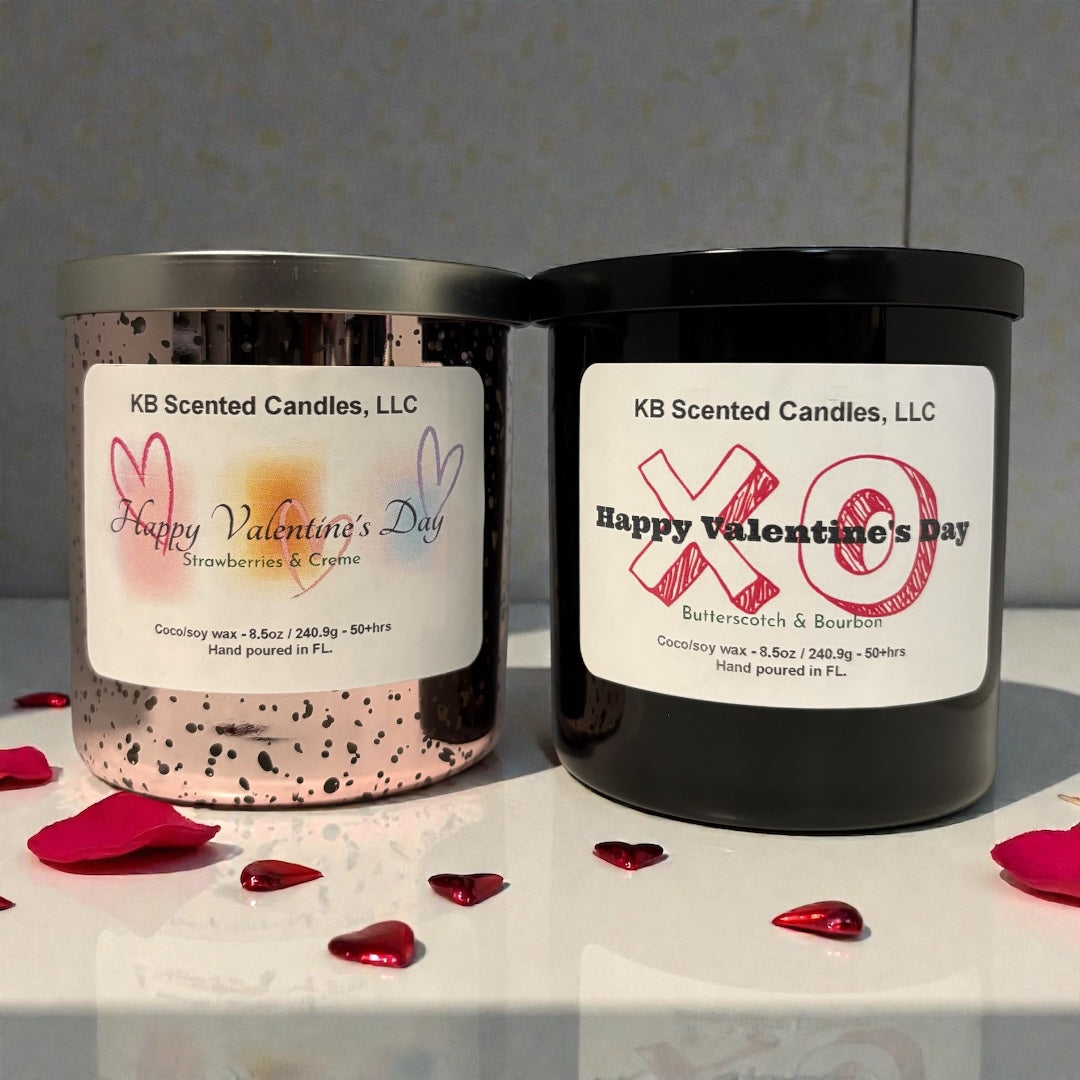 Valentine Gift Set - (2) 8.5oz candles