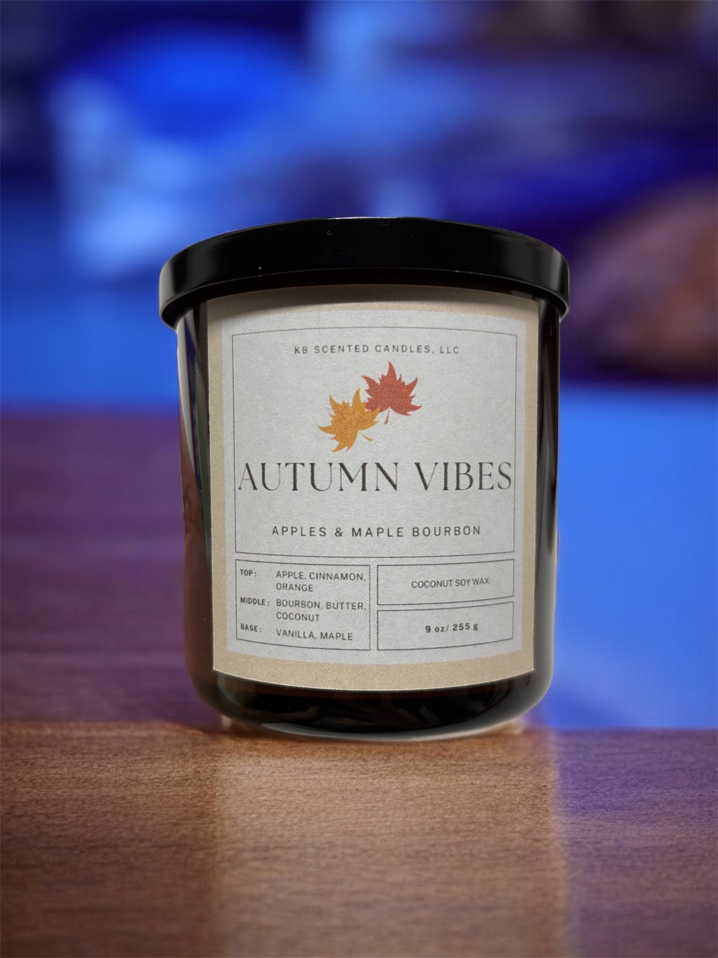 8.5oz Apples and Maple Bourbon candle