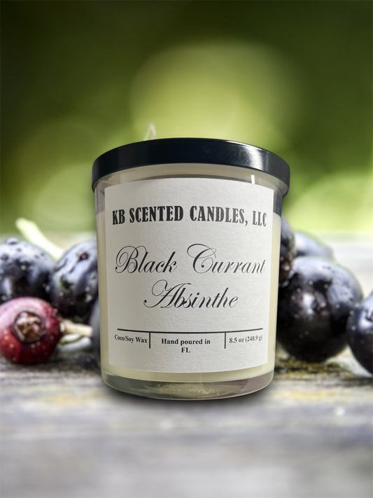 8.5oz Black Currant Absinthe candle