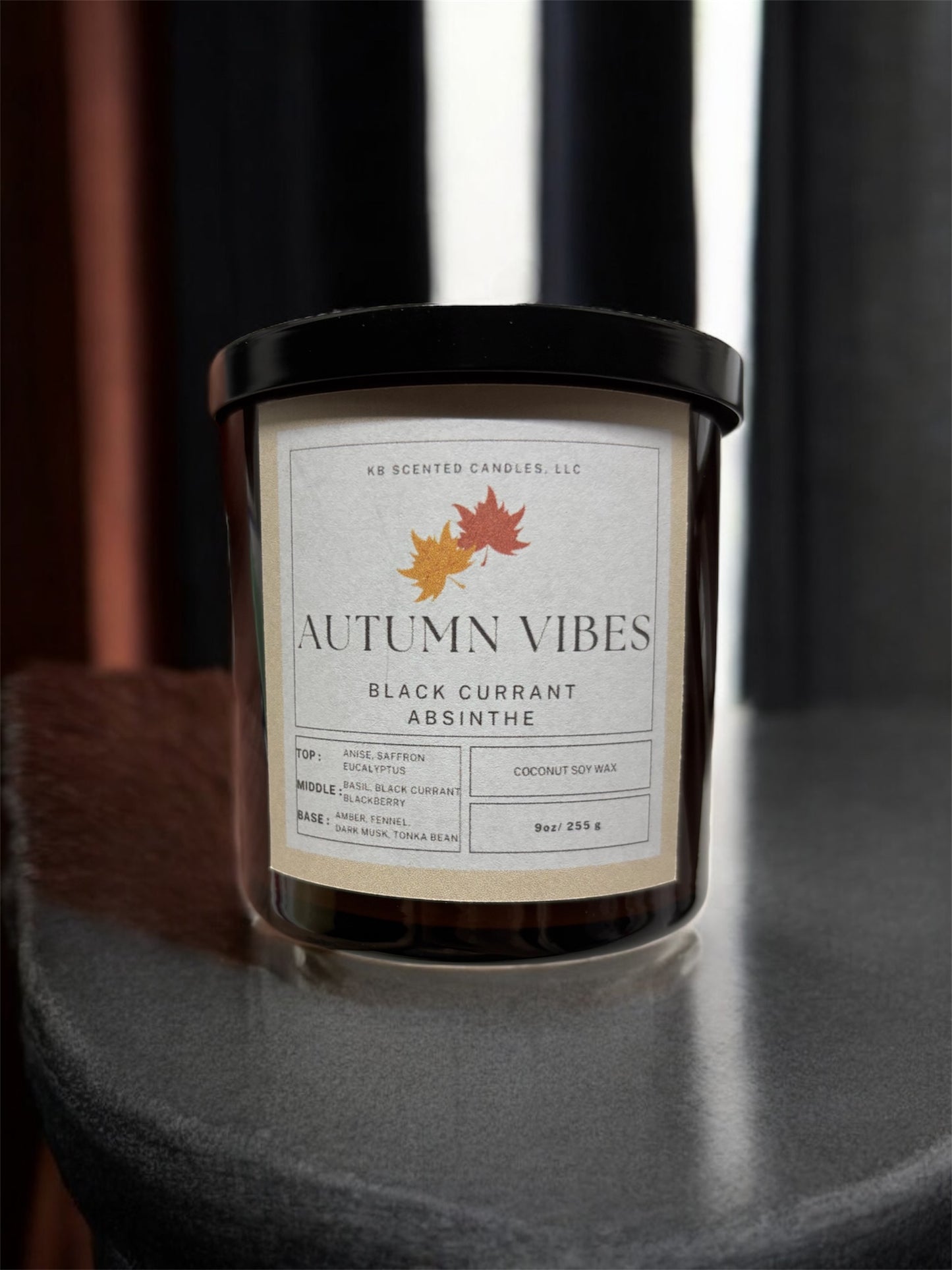 8.5oz Black Currant Autumn candle