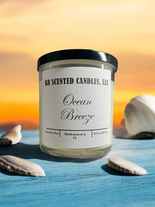 8.5oz Ocean Breeze candle