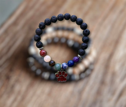 Rainbow memorial loss bracelet