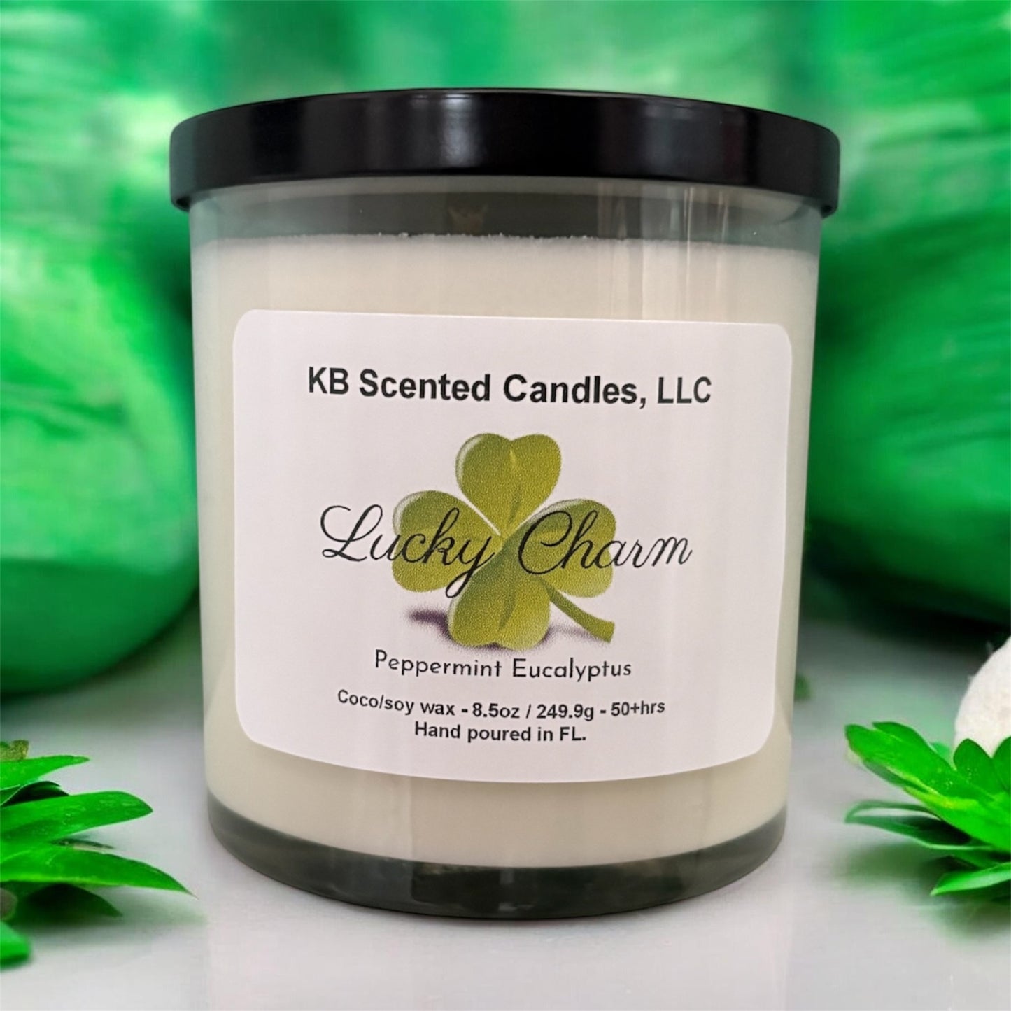 8.5oz St. Patrick's candle